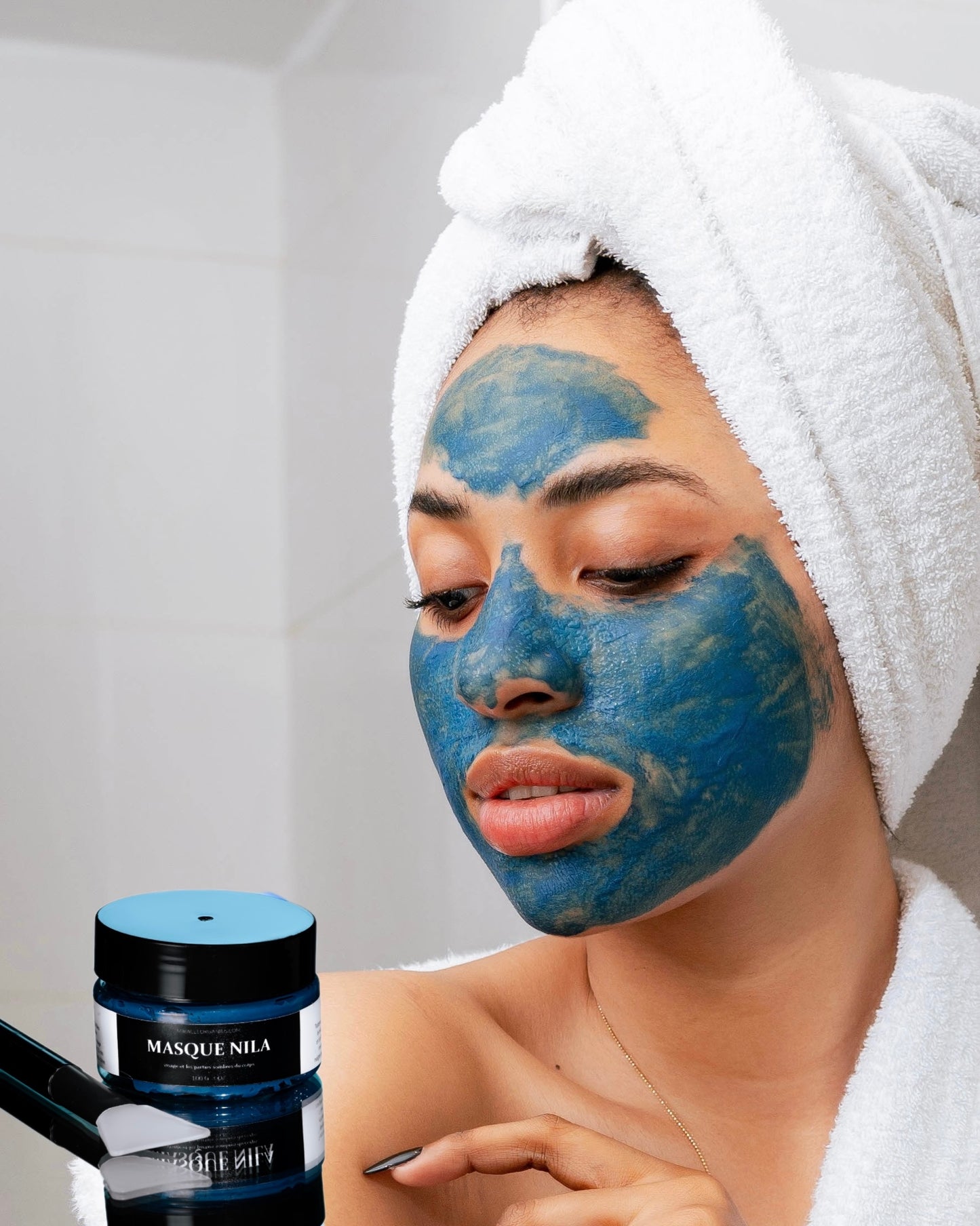 Masque Nila + Pinceau en silicone